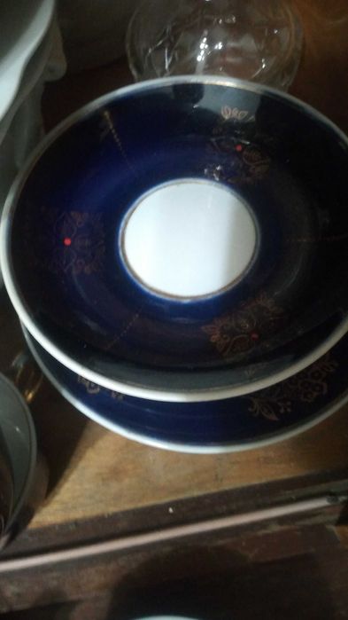 Сервиз фарфор кобальт ссср