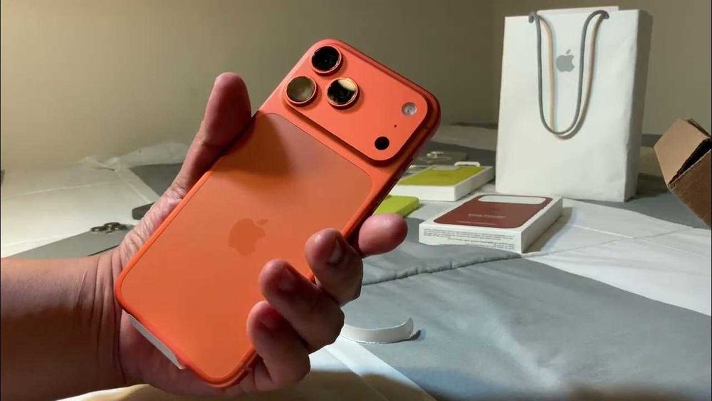 Iphone 17 Pro Max Orange Sim+Esim с официальной гарантией и IMEI Айфон