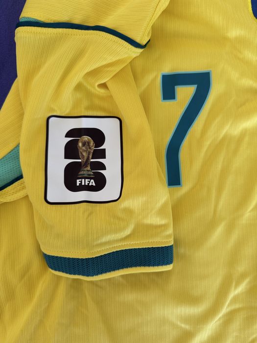 tricou Wolrd Cup 2026 Brazilia Vini Jr,