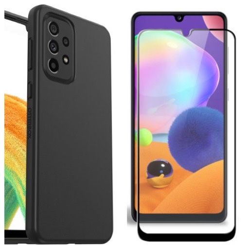 Husa Silicon Cam + Folie Sticla 9D/9H Samsung A13/A33/A15/A24/A25/A26