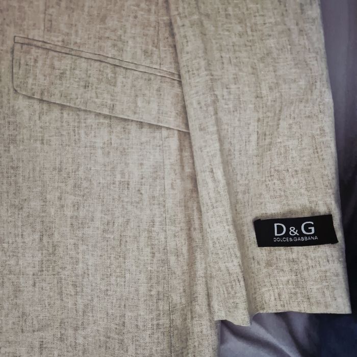 Пиджак D&G, лён, бежевый