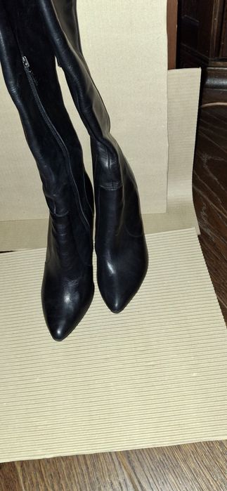 Дамски ботуши естествена кожа .