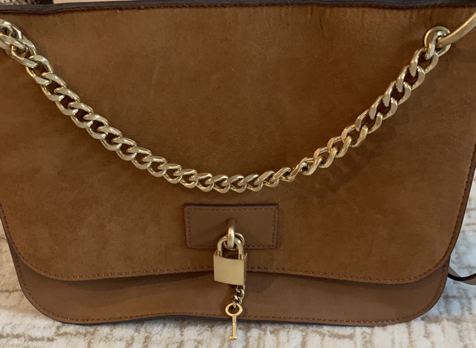 Geanta din piele ALDO si plic din piele SISLEY