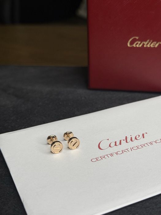 NEW Серьги Cartier love rose gold