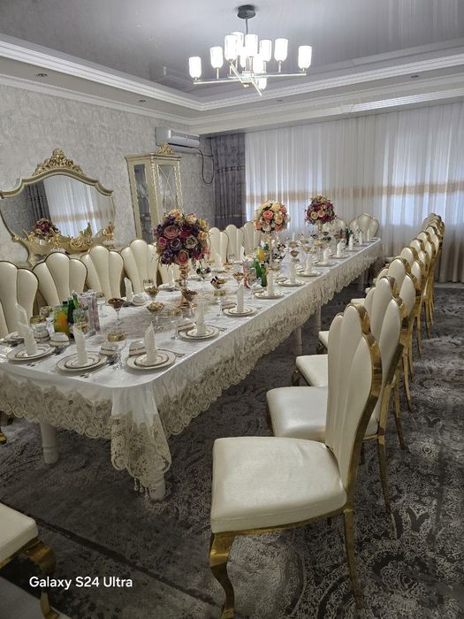 Prokat Stol Stul Yengi Chinni idishlar Qozon oʻchoq prakatga beramiz