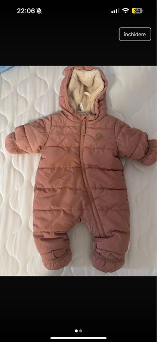 Combinezon bebe iarna marimea 56 H&M