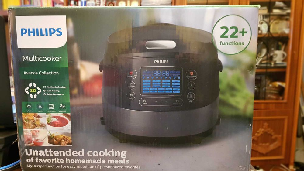 Multicooker Philips HD4749/70 , 5l, Peste 22 de programe presetate