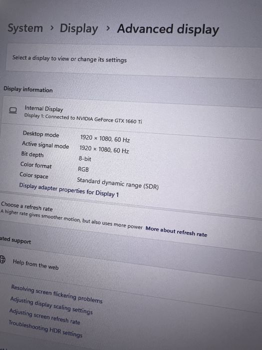 Laptop gaming Lenovo Legion 5 GTX 1660TI 6Gb