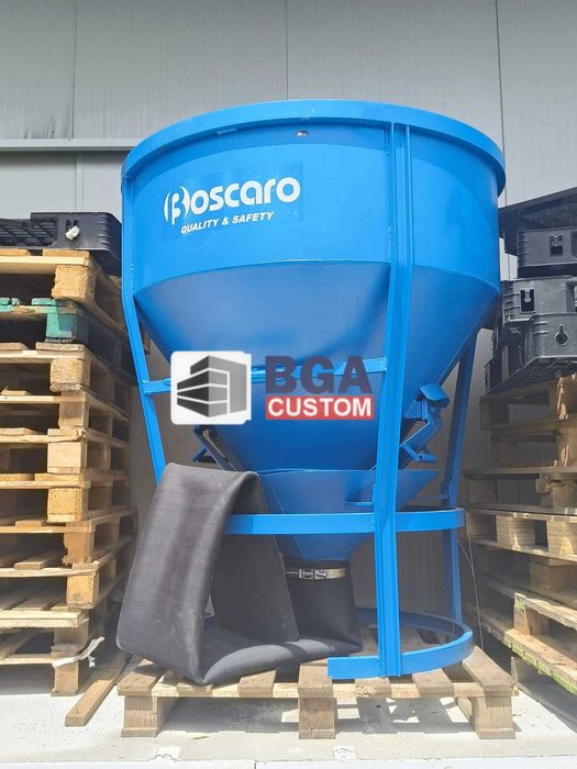 Furca macara pentru paleti autoechilibrabila 2000 kg (2 tone) cu arc– Model MBA-20 Profesionala BOSCARO 4850 lei + tva, bena cu furtun, moloz Italia