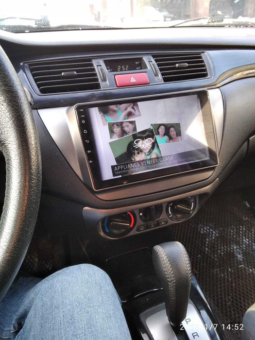 Navigatie Android Mitsubishi Lancer Waze YouTube GPS USB casetofon