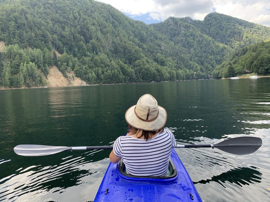 Kayak Prijon Poseidon + vasle + veste + cârmă