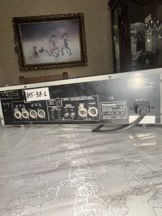 Panasonic SV-3800 Professional Digital Audio Tape Recorder).