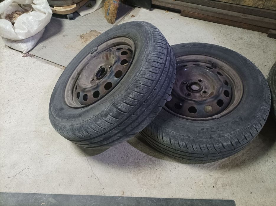 4 броя гуми с джанти 14цола  4x100