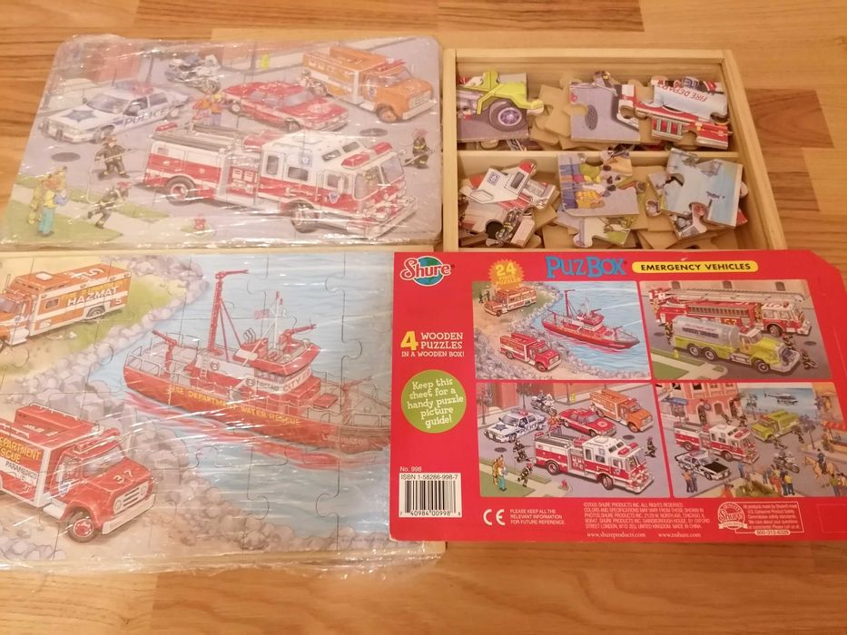 4 Puzzle-uri din lemn