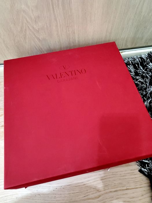 Ghete/botine cu toc, Valentino. Originale. Marimea 38, rosu visiniu