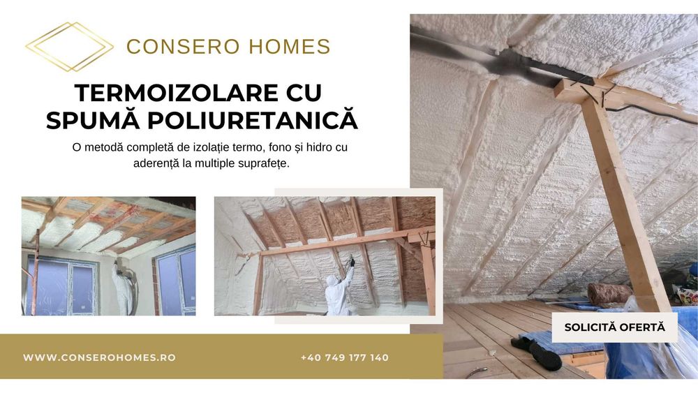 Termoizolatie cu Spuma Poliuretanică Izolatii Spuma