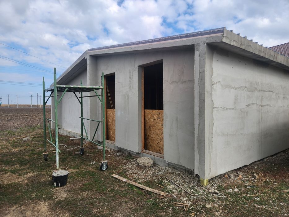 Casă 85m2 din panouri SIP cu teren 500m