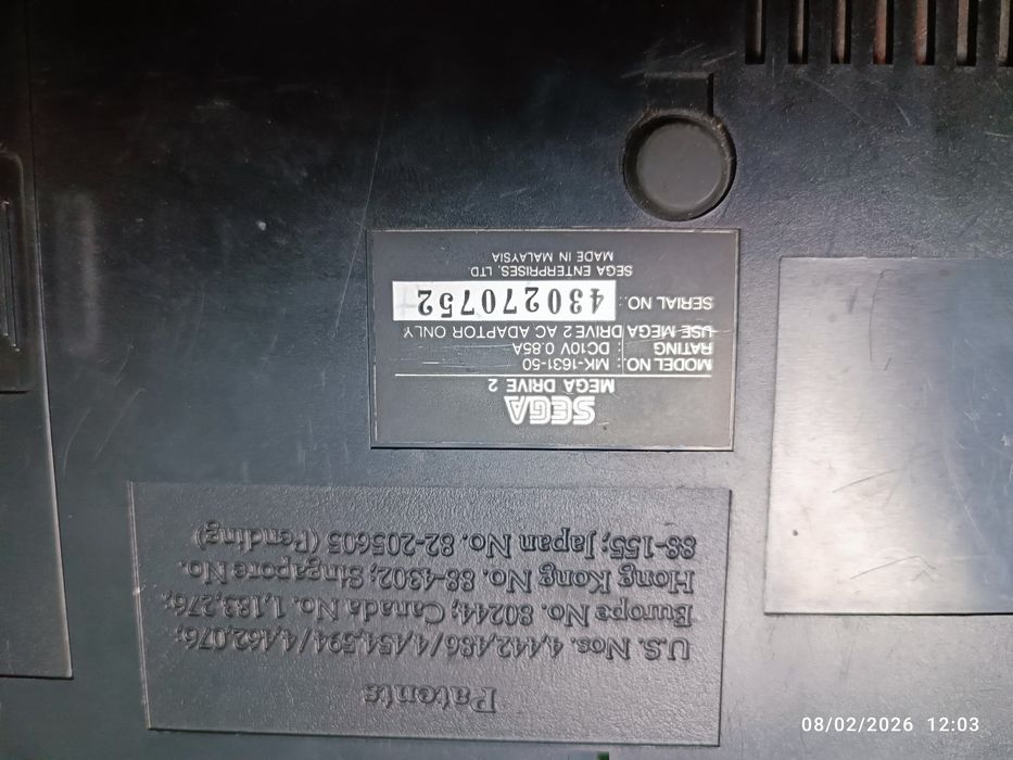 Consola Retro Sega Mega Drive II Disney's Aladdin