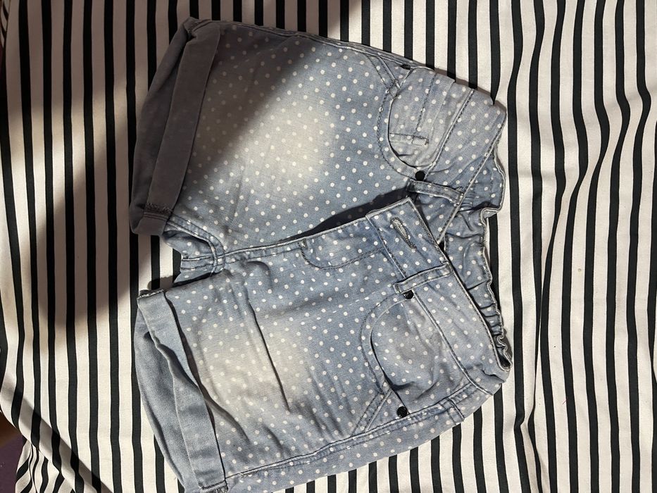 Pantaloni scurti denim fetite 11/12 ani