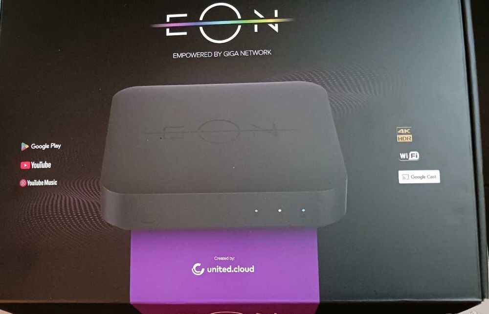 Чисто нов комплект ЕON Box SDSTB02 4К с телевизия