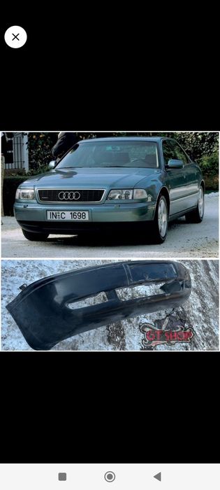 Передний бампер audi А8 d2 стеклопластик