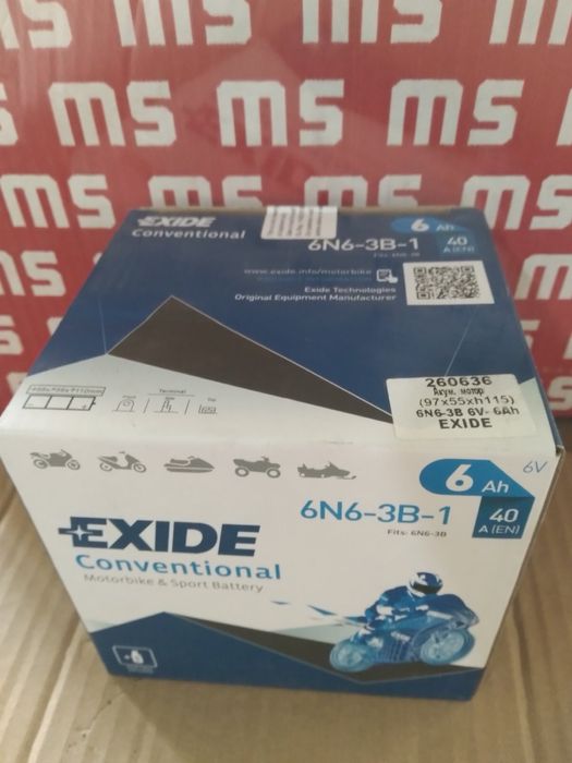 Акумулатор за мотор различни видове AGM TCS Exide