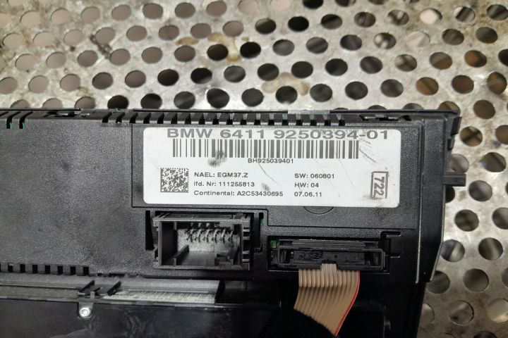 Comanda clima 9250394 9250394 BMW Seria 1 E81/E82/E87/E88 (facelift)