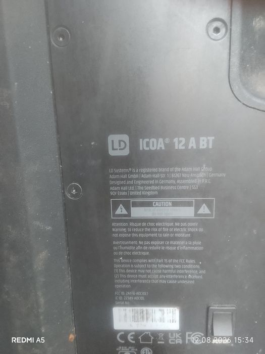 Boxa activa blututh