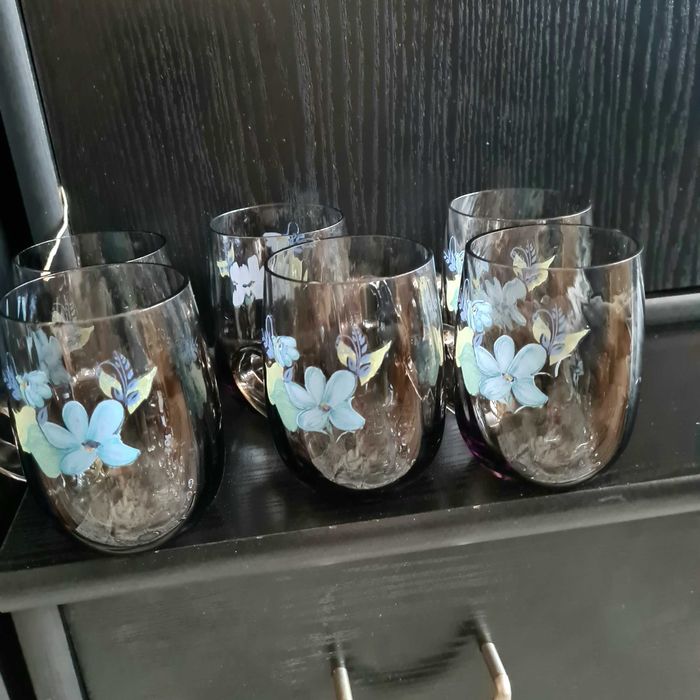 Бокалы стаканы стеклянные