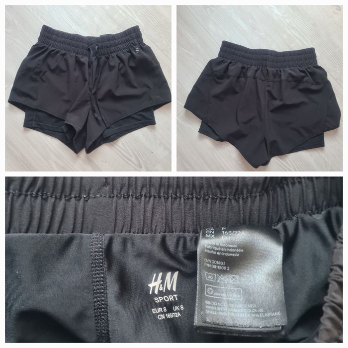 Craft, H&M шорти за бягане и спорт S/XS