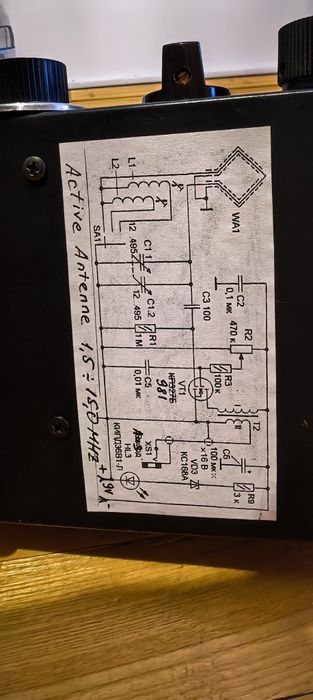 Antenă activă 1,5 - 15,0 MHz