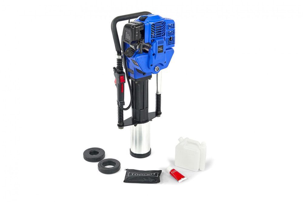 dispozitiv pentru batut stalpi cu motor pe benzina 52cm3 2cp hbm