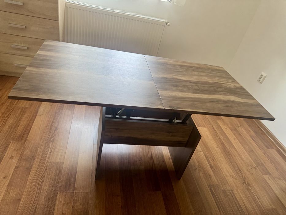 Masă de cafea extensibilă / transformabilă – ideală pentru spații mici