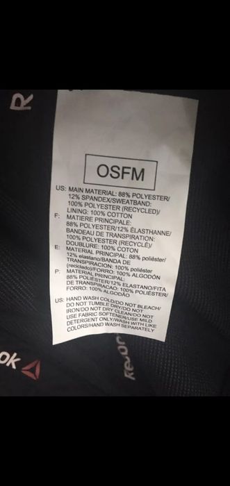 Бейсболка UFC Reebok