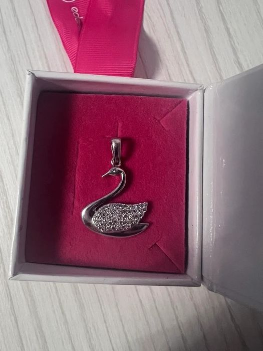 Pandantiv lebada argint