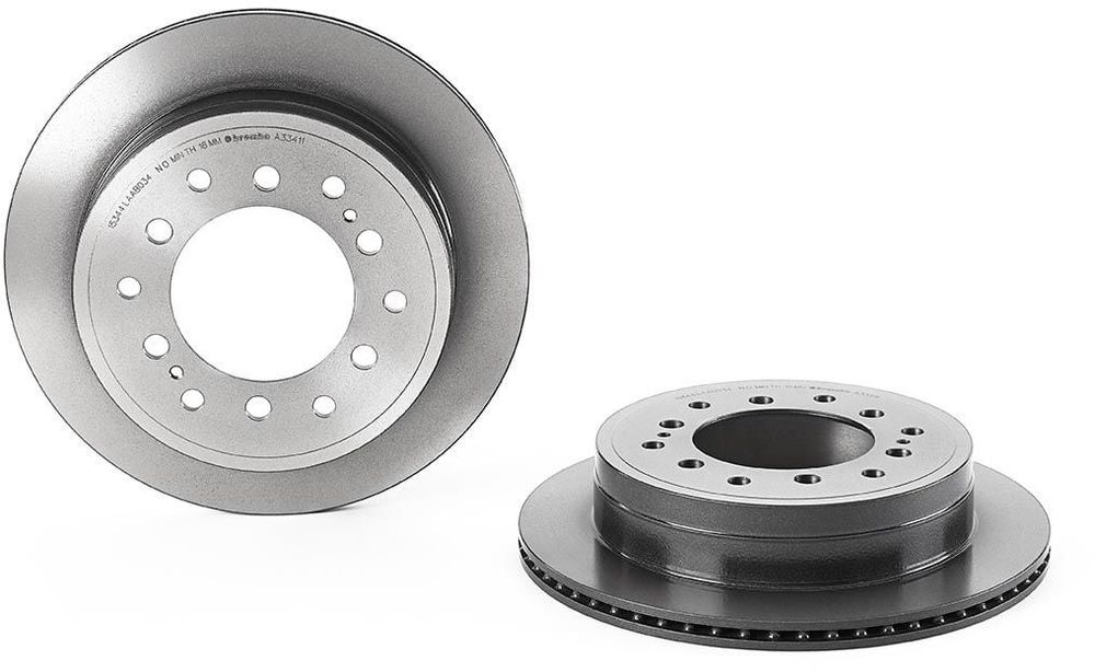 Диск тормозной (Опорный диск) Toyota Prado 120 й кузов задний