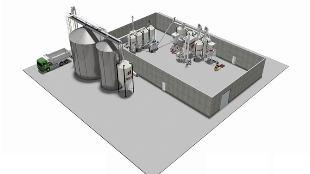 Fabrică nutreturi combinate Echipamente FNC