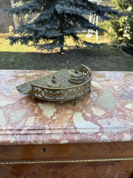 Suport calimara din bronz masiv