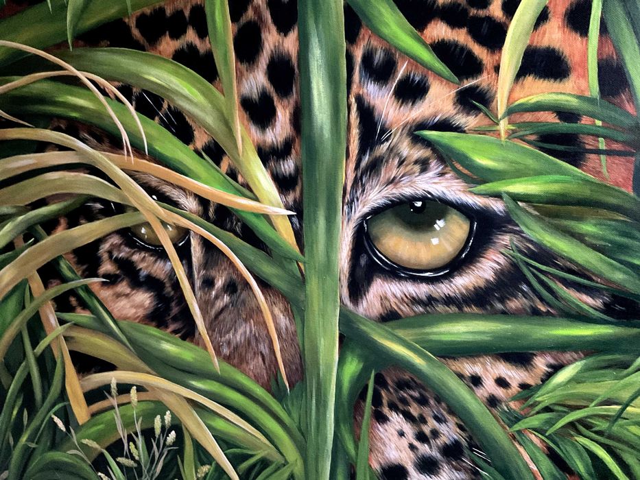 Картина. Леопард.