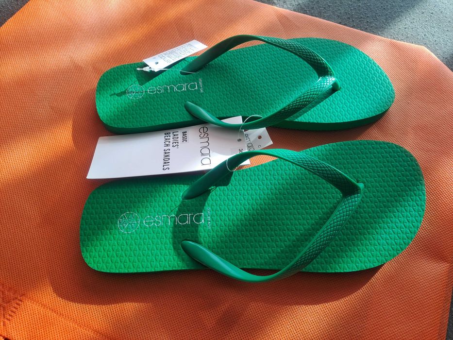 Чисто нови Зелени джапанки Esmara