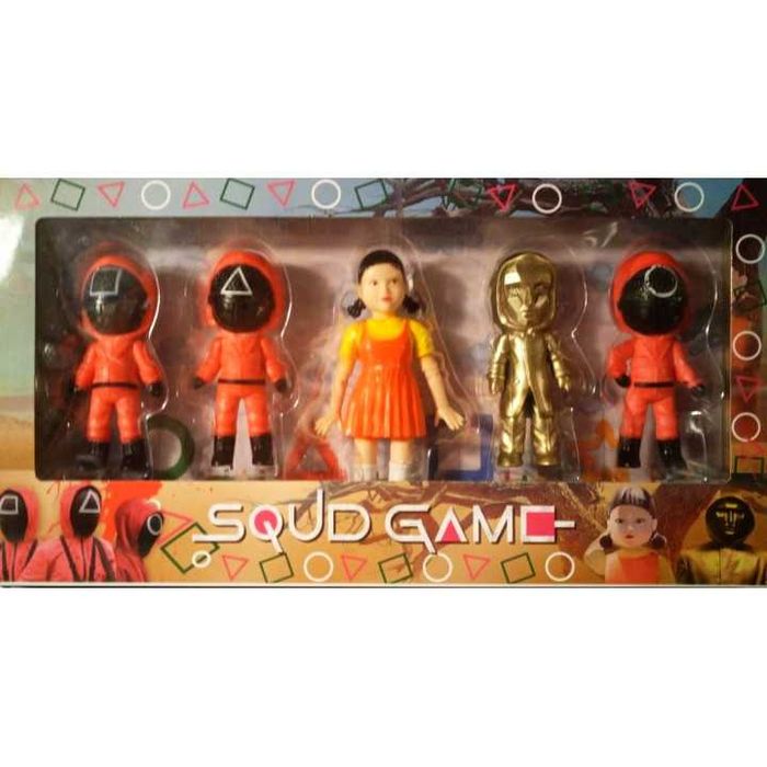 5броя Фигурки Squid Game mask Игра на Калмари