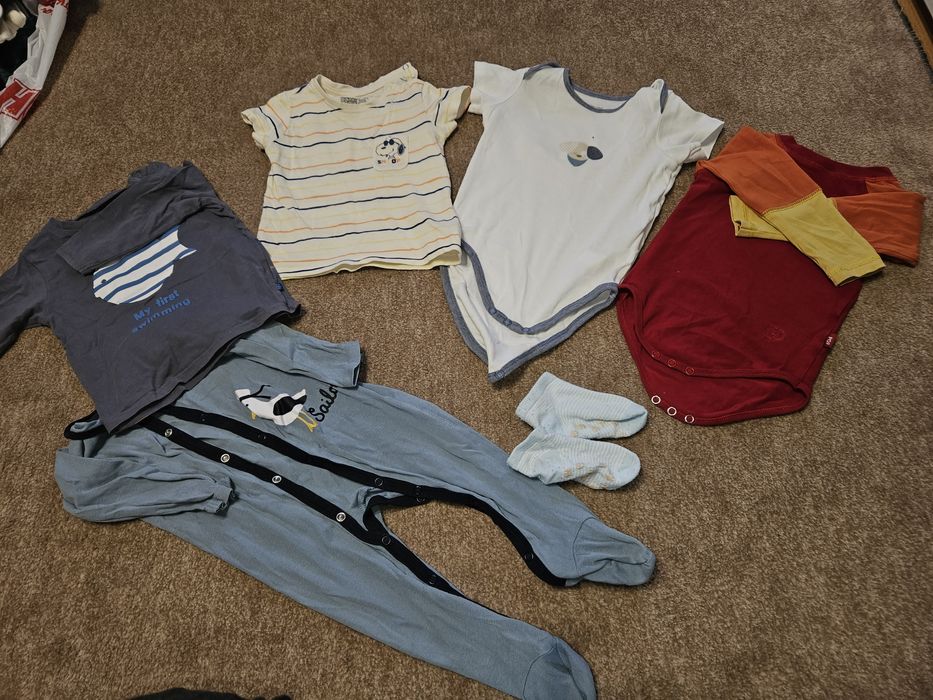 Зимни и Летни бебешки дрешки за момче 6-12м.