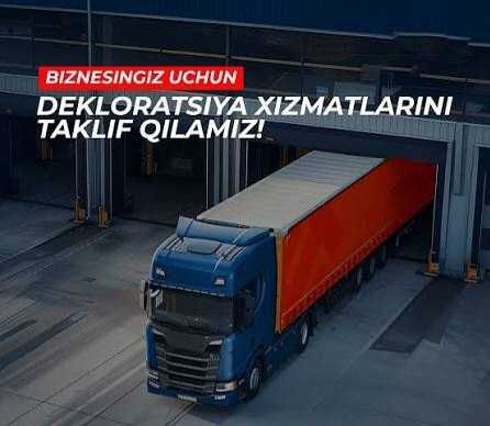 Deklorantlik xizmati (ish va xizmatlar uchun. / Услуги по деклорант