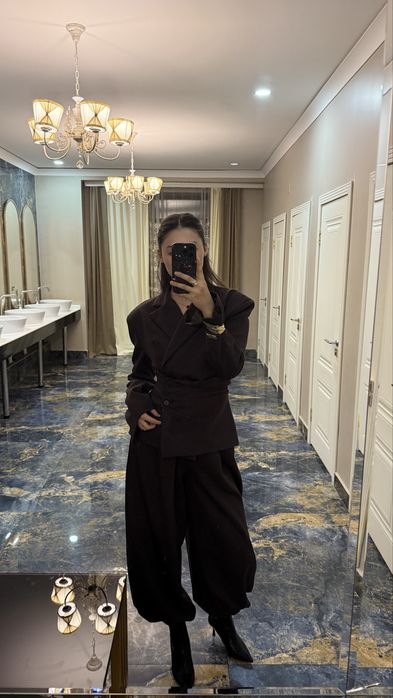 Пиджак + брюки (двойка), фасон «алладинка»