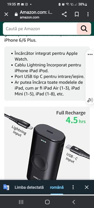 Încărcător pentru  Apple iPhone/iPad/Watch