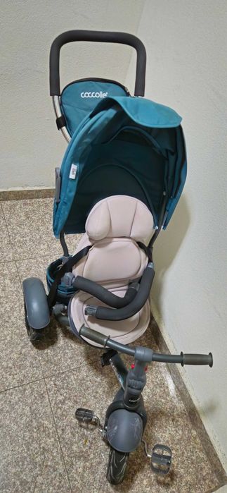 Tricicleta multifunctionala Coccolle Giro Plus Albastru