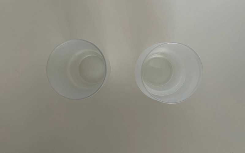 Резервна чаша за четки за зъби, стъкло, мат