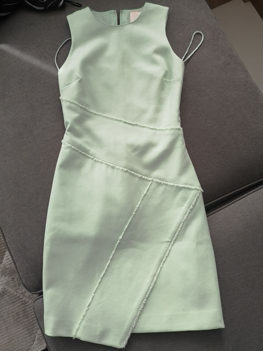 Мини платье мятного цвета