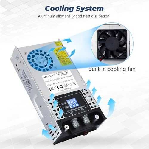 BOSYTRO захранване 0-12V 0-50A 600W регулируемо