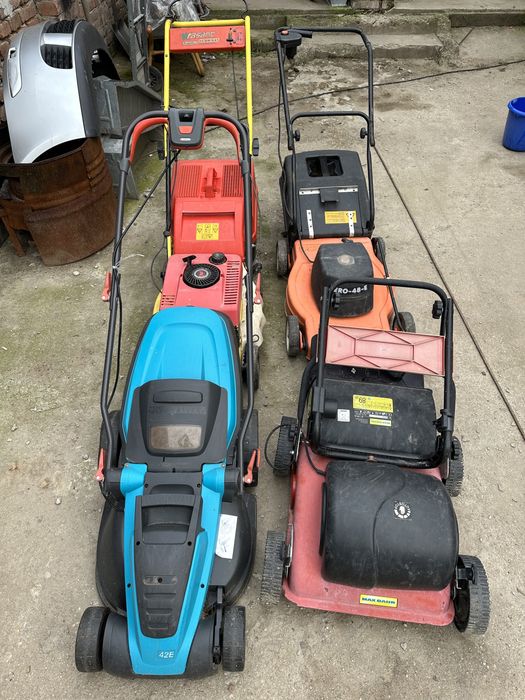 Masina de tuns iarba benzina si electrica